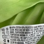 Forever 21  Cropped Polo Shirt Womens 1X Lime Green Boxy Y2K Casual Clean Girl Photo 4