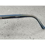 Mayhem MAYO S16 Eyeglasses Frames ONLY Brown Tortoise Blue Stripe Flex 49 Photo 3