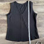 Stella & Dot  Rae Sleeveless V-Neck Top Black Size Small Photo 9