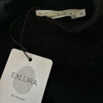 Exlura Women's Black Sweater Dress M Long Sleeve Bodycon High Neck Photo 6