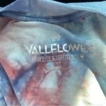 Wall Flower Red & Blue Tie-Dye BBQ Graphic Short Sleeve T-Shirt Photo 4