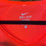 Nike  Orange November Project Spray Paint T-Shirt Women's Size Small Photo 3