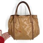 Tod's Womens Cowhide Calf Leather Shade Shopping Media Shoulder Tote Bag Brown Photo 1