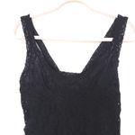 Y2K Womens Lace Tank Top Size M Black Sheer Goth Whimsigoth Witchy Grunge Size M Photo 1
