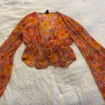 Wild Fable Boho Tie Front Top Photo 0