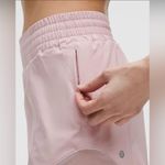 Lululemon  NWT Hotty Hot High Rise Lined 4”Shorts Pink Haze Size 12 Photo 4
