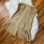Maeve Anthropologie  Strapless Pleated Mini Dress Photo 10