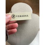 Versona NWT 5 Layered Leather Cable String Bracelet Bronze & Silver Metal Magnetic Clasp Photo 5