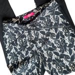 Catherine Malandrino  black pants size 4 - 29” black lace with nude underlay​ Photo 4