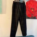 Sag Harbor  100% wool Plaid pants Vintage (12) Will Fit Size 8 pleated Tartan Photo 2