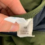 J.Crew  10 Olive Green Bamboo halter swimsuit Photo 5