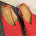 Franco Sarto Red Espadrilleā Wedge Sandals Size 6 Perforated Upper Photo 3