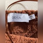 Greylin Women's Alecia Off-Shoulder Brown Blouse Size M Photo 6