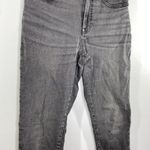 Everlane High Rise Grey Washed Denim Cotton Blend Jeans Women's Size 28 Regular Photo 4