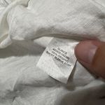 Quince  Large white button down short sleeve top Photo 6