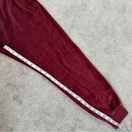 Gap Women’s Velour Jogger Pants Pull On Mid Rise Loungewear in Burgundy S Photo 14