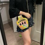 Boutique tequilla holographic crossbody bag gold Photo 0