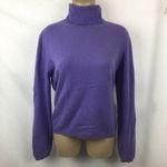 Croft & Barrow 100% Cashmere Lavender Long Sleeve Sweater From  M Photo 5
