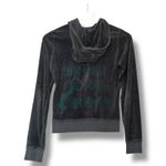 Juicy Couture Vintage Juicy Couture Velour Hoodie Medium Grey House of Juicy Graphic Y2K Photo 2