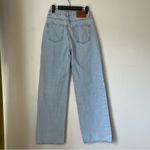 Princess Polly Sevina Light Wash Straight Leg Rip Knee High Rise Jeans 4 Photo 7