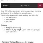 Lululemon Womens Tied & True Tank in Smoked Mulberry size 2 Photo 2