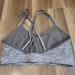 Zyia Active Light Gray Luxe Layered Strappy Racerback Sports Bra Women's Size S Photo 1