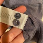 French Connection ‎ Women's M Betsey Draped Popover Top Blue Lagenlook Oversized Photo 2