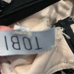 Tobi •  Lea lace plunge neck mini dress black and nude xsmall Photo 6