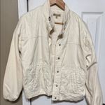 Democracy  Women's Cream Quilted Bomber Jacket Photo 0