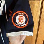 PINK - Victoria's Secret Victoria’s Secret pink Detroit Tigers Navy Blue Lace-Up Jersey! Photo 3
