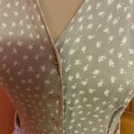 Vintage 80s Together Beige Floral Drop Waist Midi Dress Size 6 Photo 4