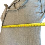 LL Bean Soft Stretch Waffle Knit Hoodie Womens Size XL Reg Grey Photo 10