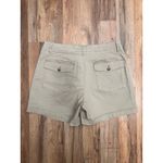 Banana Republic Chino Utility Shorts Women's 12 Sanded Khaki Cotton Stretch Photo 3