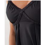 Lululemon  Dance Strap Tank Black Top Criss Cross Size 6 Small Yoga Activewear Photo 6