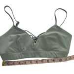 Alo Yoga Alo Interlace Strappy Sage Green Sports Bra X-Small XS Yoga Athletic Athleisure Photo 3