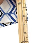 Tail Geo Print Golf Polo Shirt Blue White Tan Zip Neck Stretch M Preppy Sporty Size M Photo 14