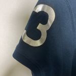 La Martina  Maserati Navy Luxury Polo Shirt Embroidered Logo Women Size 4 Photo 3