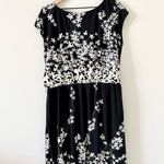 Eshakti Custom Dress in Dancing Petals Black & White Floral - Size CUSTOM Photo 3