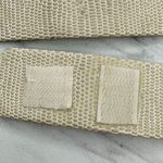 Off-White Embossed Faux Leather No Buckle Belt Size Small S Womens Photo 6