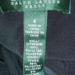 Lauren Ralph Lauren 4 Sleeveless Taffeta Skirt Ballet Style Cocktail Dress Black Photo 8