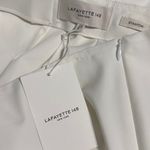 NWT Lafayette 148 Bi Stretch Stanton Pants in White Size 2 Photo 7