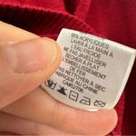 Knitted Dove Red Beaded Cardigan Sweater Womens L Cropped Preppy Coquette Boho Size L Photo 10