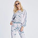 Wildfox  Olivia Muse Spiral Dye Women’s Lavender & Blue Sweatshirt Size XS Photo 2