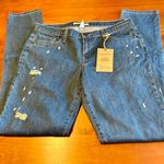 NWT Y2K Truck Jeans Juniors Distressed Straight Leg Sz 13 Blue Photo 1