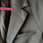 H&M Divided Women’s XS Black Double-Breasted Long Sleeved Oversized Blazer Photo 6