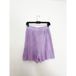 Free People  Beach Malibu Surf Knit Shorts Size Large Purple Boho Loungewear Photo 9