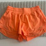 Lululemon Hotty Hot Short 2.5” Orange Size 4 Photo 0