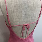 Victoria's Secret Vtg Y2k Victoria’s Secret Sz S Silk Slip Dress Drape Neck Lingerie Pink Fairy Photo 5