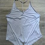 Lululemon Athletica Open Back Tank Powder Blue Yoga Fitness Active Workout Photo 1