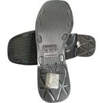 Schutz New  Lizzie Slide Sandals Black‎ W/ Silver Studs Jelly Slip On Size 6 Photo 3